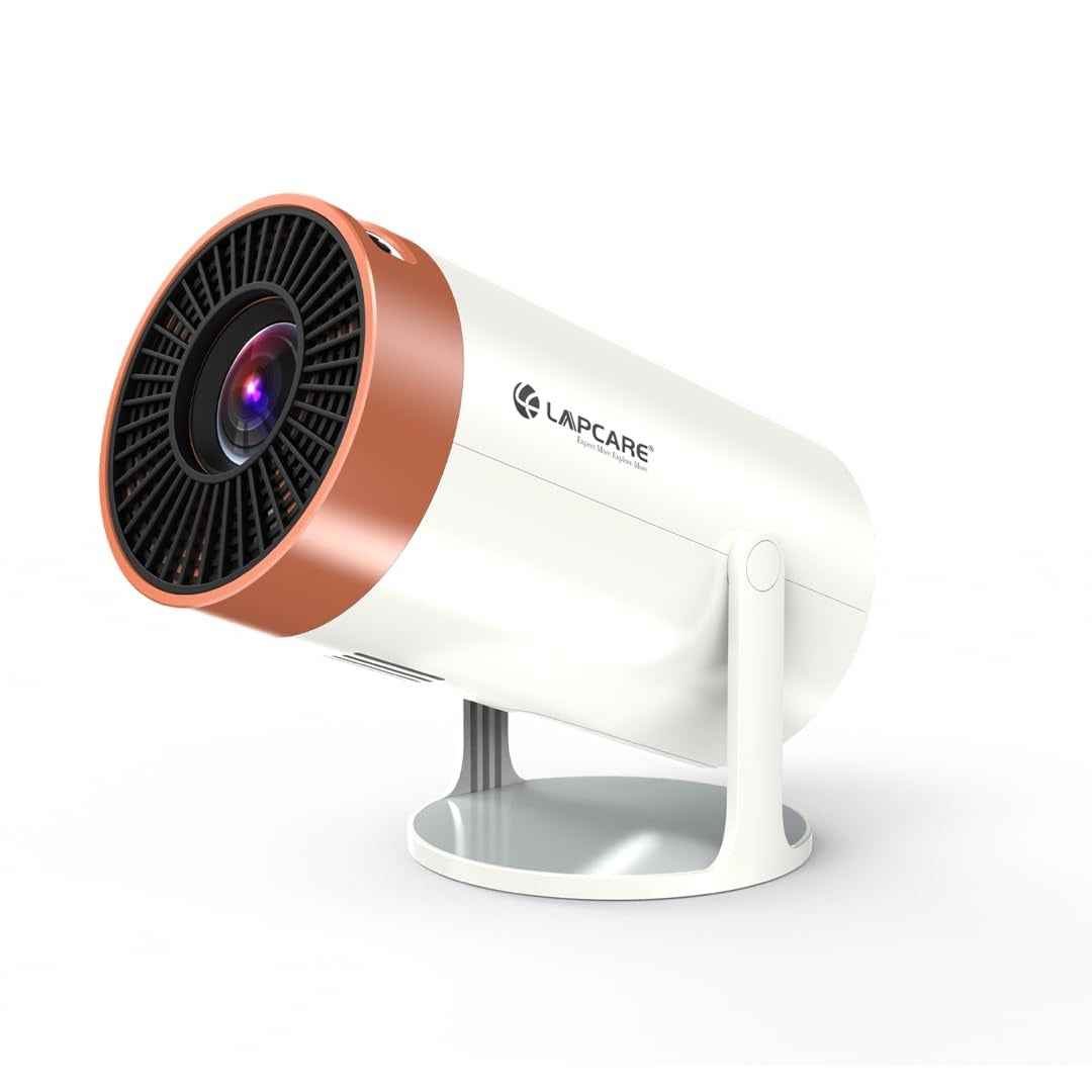 Laplay Pro LED Projector LLP-012 2500 Lumens – Smart Home Projector with Built-in Streaming Apps, Dual-Band Wi-Fi & Auto Keystone Correction